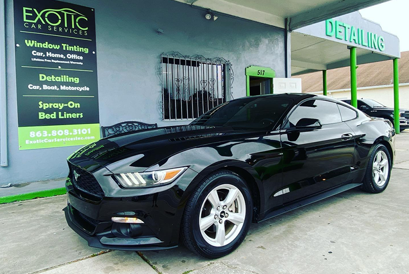 Top-notch auto detailing, spray in truck bed liner, and window tinting services near Lakeland, Florida!